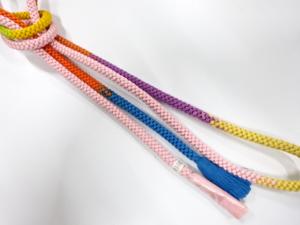 未使用品　正絹　手組帯締め